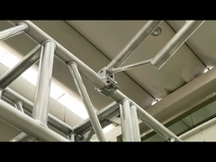 Einfach bauen Sie Zapfen-Aluminiumbinder-Messen-Stand im Freien zusammen