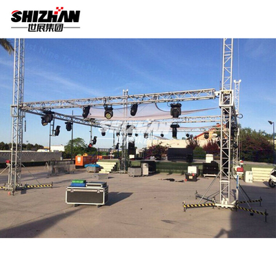 Portable Outdoor Concert Stage Truss Aluminum Rotating Lighting Truss For Concert Event