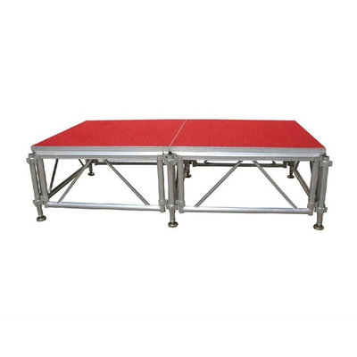 1.22*1.22m,1.22*2.44m, Aluminum Outdoor Portable Stage For Events Display