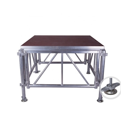 1.22*1.22m,1.22*2.44m, Aluminum Outdoor Portable Stage For Events Display