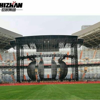 LED Ball Long Span Truss Structure Heavy Duty Ceiling Lighting Truss