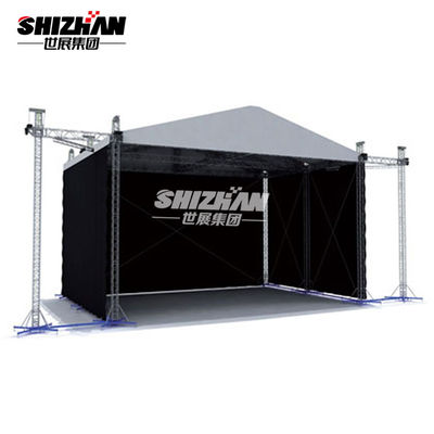 Rotating Round Aluminium Lighting Truss Lifting Stage For Performance