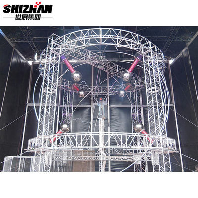 Aluminum Alloy 6082-T6 Circle Spigot Truss Square Shaped