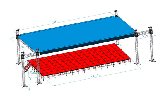 catwalk dancing lighting stage truss