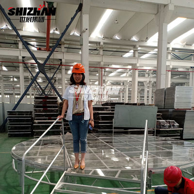 Portable Outdoor Glass Floor Wedding Dance Stage 1m 2m 4m Length