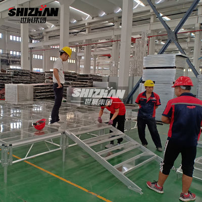 Portable Outdoor Glass Floor Wedding Dance Stage 1m 2m 4m Length