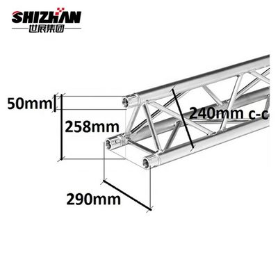 Rotating Round Aluminium Lighting Truss Lifting Stage For Performance