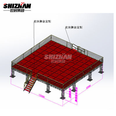Alloy Aluminum Stage Platforms Portable Table Eway Stage Floor Stand Stage