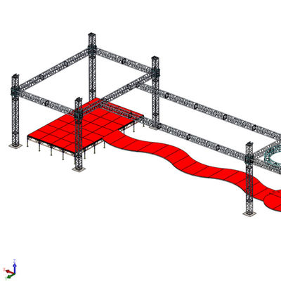 catwalk dancing lighting stage truss