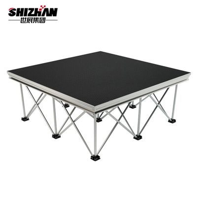 outdoor led stage with rails rental