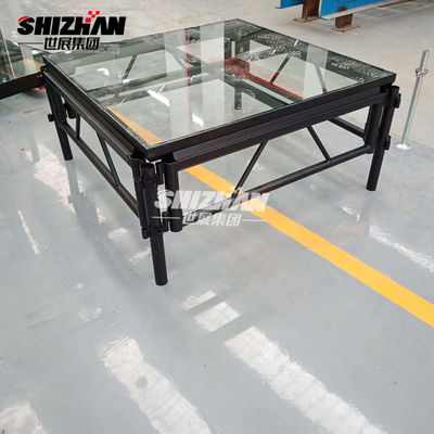 Collapsible Cat Walk Glass Stage Event Build Simple Complete Big Outdoor Concert Platform