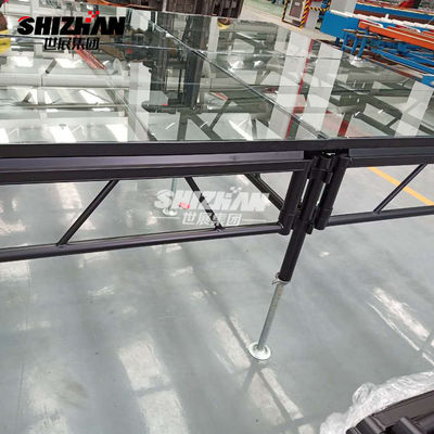 Collapsible Cat Walk Glass Stage Event Build Simple Complete Big Outdoor Concert Platform